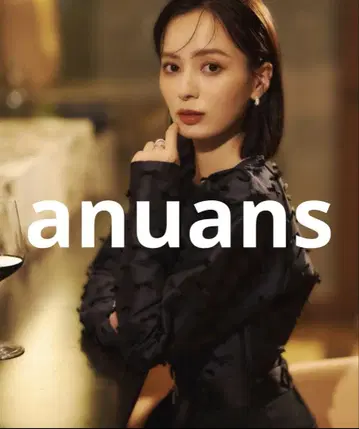 거의 미사용 anuans 긴팔 블라우스 FREE 네이비 여성용