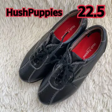 Hush Puppies 천연 가죽 블랙스 22.5