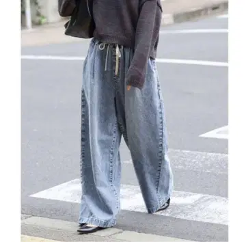 새상품 JOURNAL STANDARD 이지 데님 와이드 팬츠