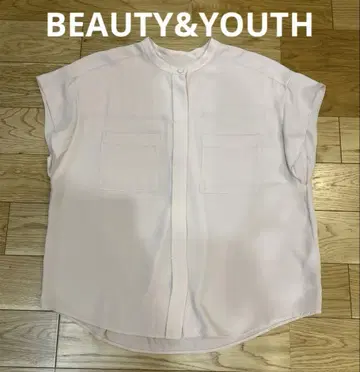 BEAUTY&YOUTH 블라우스 프렌치 슬리브 워셔블