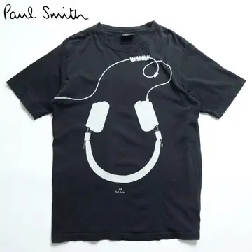 Paul Smith 폴스미스 Music 티셔츠 반팔 블랙 남성용