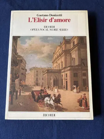 오페라 사랑의 묘약 L'Elisir d'amore 악보