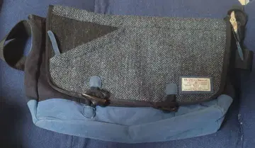 Harris Tweed 플랩 부착 백