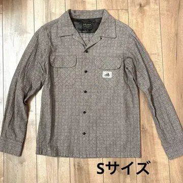 새상품급 BYGLAD HAND 오픈 카라 셔츠 박스 셔츠 긴팔 S