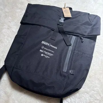 BWH Hotels 롤탑 백팩 블랙