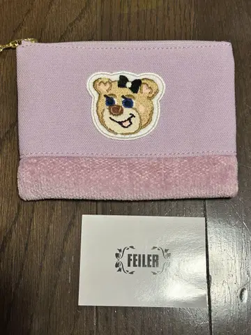 FEILER 올드 테디 걸 와펜 파우치