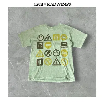 anvil x RADWIMPS 춘마키 투어 라이브 반팔 T셔츠