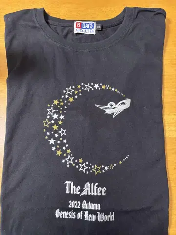 The Alfee 2022 Autumn 티셔츠 XL 블랙