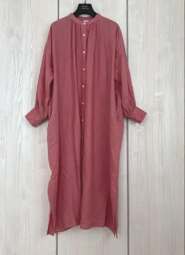 어반 리서치 도어즈 린넨 롱 원피스 핑크