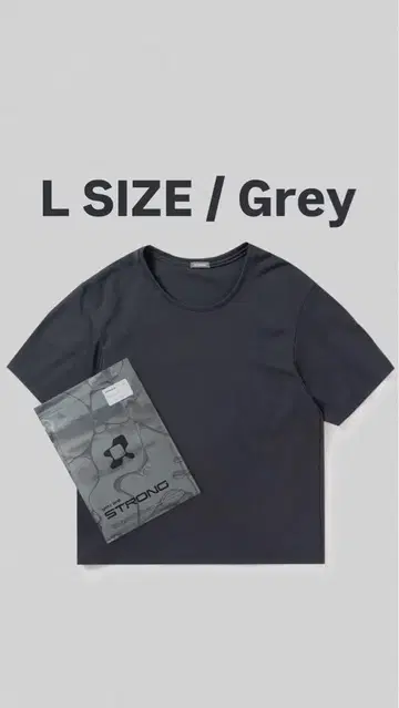STRONG PACK TEE SHORT (GREY) 팩T
