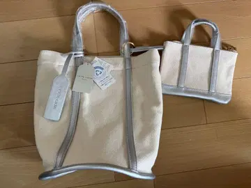 cache cache 오가닉 코튼 둥근 밑면 토트백