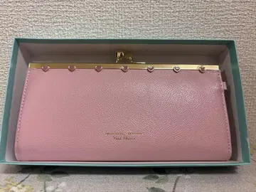 초 레어! 사만다 타바사 2021 발렌타인 장지갑 핑크 골드