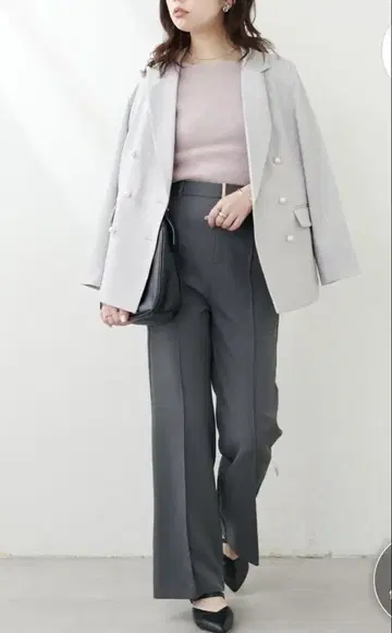 [ WEB 한정 ] osono 펄 버튼 테일러드 재킷