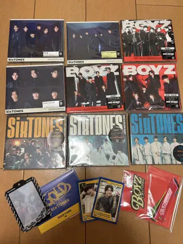 SixTONES CD 묶음 판매, 낱개 판매 가능