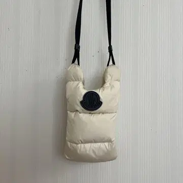 아이보리 다운풍 스마트폰 숄더백