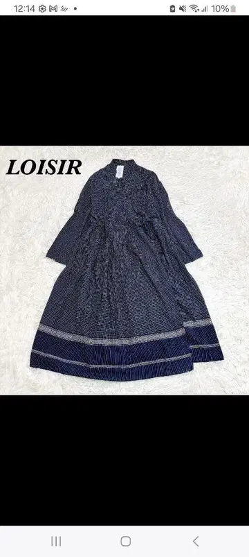 [새상품급] LOISIR 38 원피스 네이비