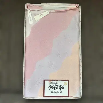 실크 오비 장식 천 핑크 보라색 그라데이션