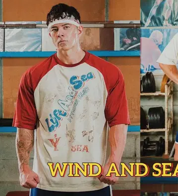 LYFT x WIND AND SEA 래글런 슬리브 티셔츠
