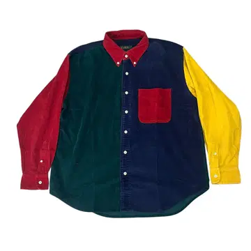 j.Crew 크레이지 패턴 셔츠 올 패턴 셔츠 코듀로이 사이즈 L