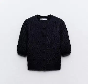 새상품급 ZARA 케이블 니트 가디건 M