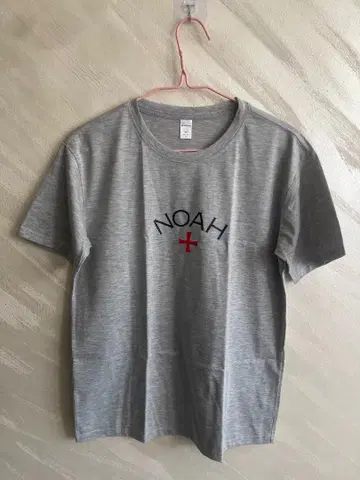 NOAH 그레이 티셔츠 반팔