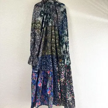 AMERI LIBERTY PATCHWORK BLK DRESS