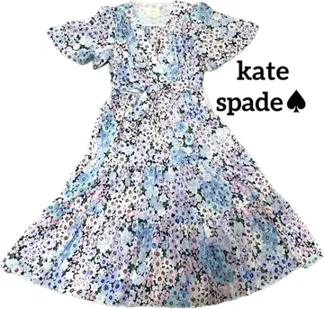 케이트 스페이드 KATE SPADE 원피스 롱 오부소매 꽃무늬