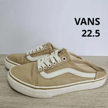 무료배송 VANS 슬립온 22.5 베이지 발꿈치 없음 새상품급