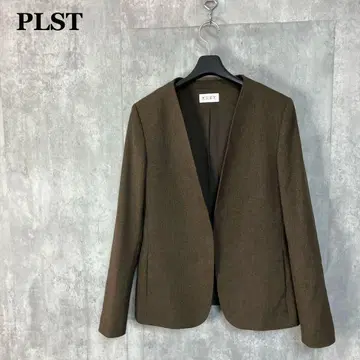 PLST 노카라 자켓 M