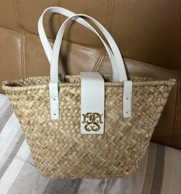 코튼 숄더 블레이드 토트백