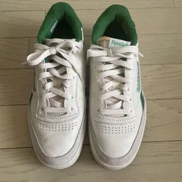 Reebok 여성용 스니커즈 화이트/그린