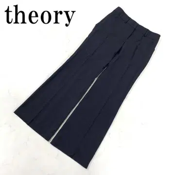 LA4213 theory 띠어리 스트라이프 슬랙스 팬츠 블랙 0