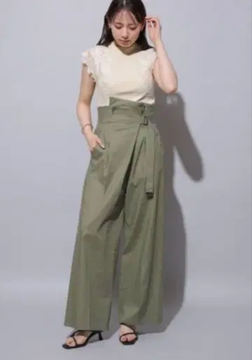 마이 스트라다 언밸런스 치노 팬츠