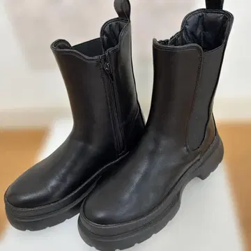 VIS 트랙 사이드 고어 부츠 블랙