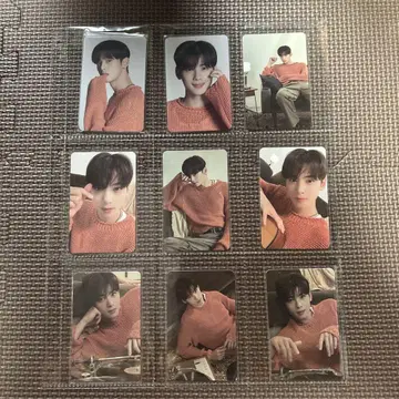 차은우 트레이딩 카드 9장