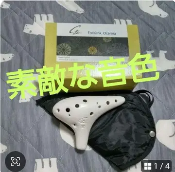 Focalink 오카리나 매트 화이트 케이스 포함