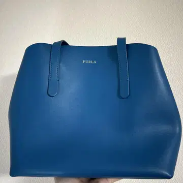 FURLA 천연 가죽 숄더백 파랑