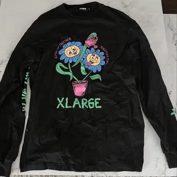 XLARGE 엑스라지 남성용 블랙 롱T