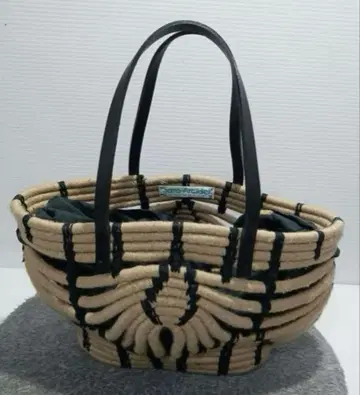 산알시드 카고바 카고백 복조리 포함 핸들 천연 가죽