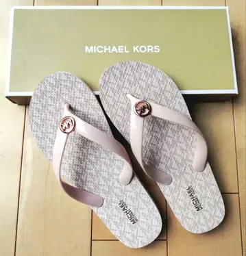 MICHAEL KORS 핑크 비치 샌들