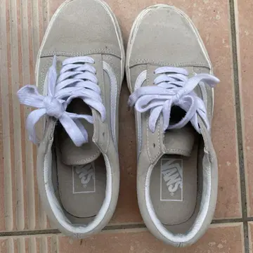 VANS 베이지 스니커즈 에코 드라이