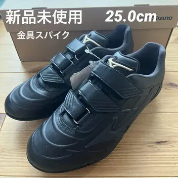 [미사용] 미즈노 글로벌 엘리트 야구 스파이크 매직 벨트 금속 장식