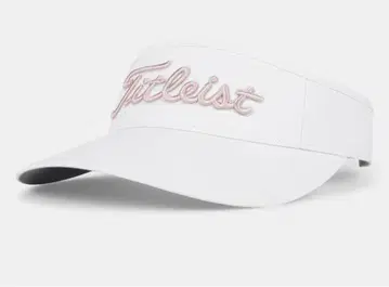 Titleist 화이트 와이드 챙 바이저