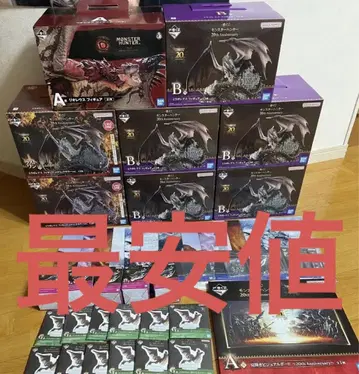 제일복권 몬스터 헌터 리오레우스 미라보레아스 피규어 묶음 판매