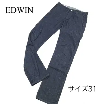 EDWIN 스트레이트 데님 팬츠 다크 블루