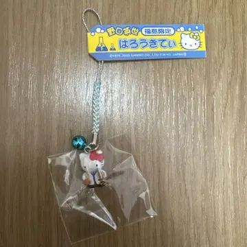 지역 한정 헬로키티 후쿠시마 한정 노구치 히데요 스트랩  레어