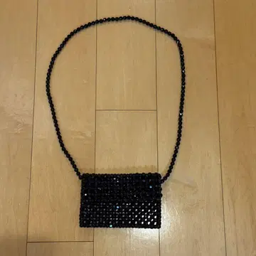 비즈 숄더백 블랙 beams