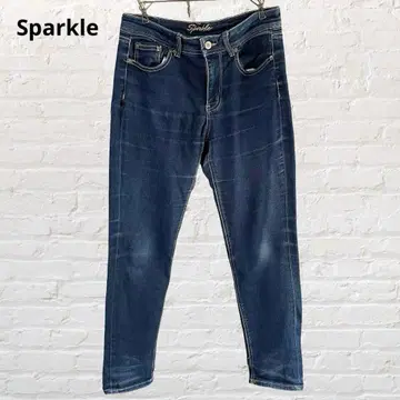 9531 Sparkle 스키니 데님 청바지 인디고 구제 캐주얼