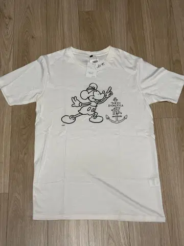 [미사용] 도쿄디즈니씨 15주년 기념 x BEAMS 프로듀스 T셔츠