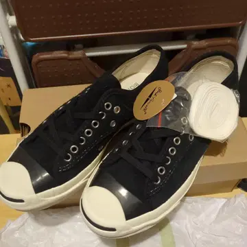 CONVERSE Jack Purcell SUEDE 블랙 7.5(26cm)